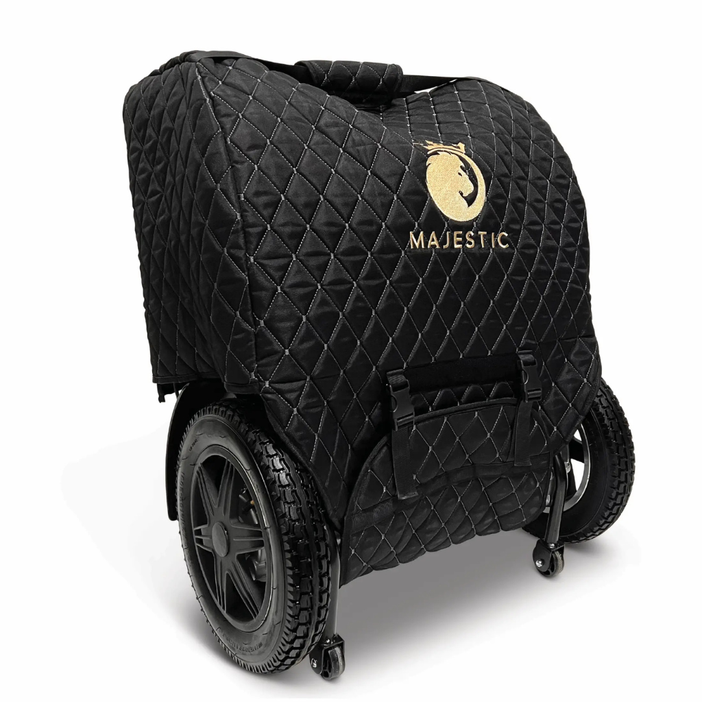 ComfyGO wheelchair travel bag with joystick protection for electric wheelchair models