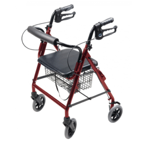 Lumex Walkabout Hemi Rollator Walker for Short Person – Lightweight, Compact, and Built for Petite Adults - Image 2