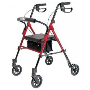 Lumex Set n’ Go – Rollator Walker with Adjustable Seat Height for Personalized Comfort - Image 2