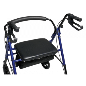 Lumex Set n’ Go – Extra-Wide Rollator Walker with Adjustable Seat and 350 lb Capacity - Image 6