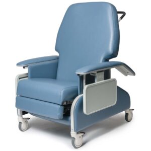 Lumex Extra-Wide Clinical Care Recliner with Drop Arms – Medical Geri Chair for Hospitals & Homecare