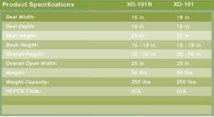 Karman XO 101 Power Assisted Stand Up Manual Wheelchair SP2 Karman XO 101 Power Assisted Stand Up Manual Wheelchair SP2