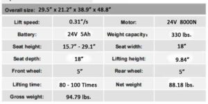 Top Medical Electric Fixed Leg Patient Lift Transfer Chair sp Top Medical Electric Fixed Leg Patient Lift Transfer Chair sp