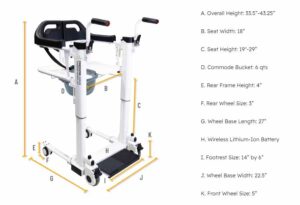 Top Medical Freedom Aqua Patient Transfer Lift sp3 Top Medical Freedom Aqua Patient Transfer Lift sp3