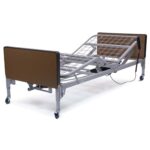 Patriot semi electric hospital bed with USA-made motor and heavy-duty grid deck