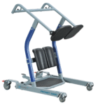 Protekt Dash standing transfer aid with adjustable base and dual shin pads for patient safety