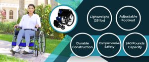 Vive Health Air Frame Wheelchair d Vive Health Air Frame Wheelchair d