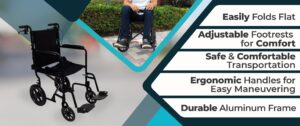 Vive Health Transport Wheelchair d Vive Health Transport Wheelchair d