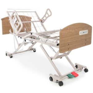 Basic American Zenith 7200 APS Full-Electric Hospital Bed – Hi-Lo, Advanced Positioning, 550 lb Capacity