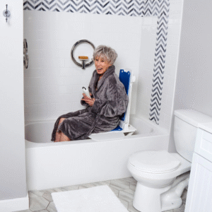 BathLyft Electric Bath Lift Chair – Safe, Comfortable, & Tool-Free Tub Transfer Solution for Seniors (300 lb Capacity) - Image 4