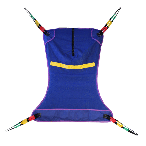 Full Body Mesh Sling for patient lift transfers – breathable polyester sling for bathing and hygiene