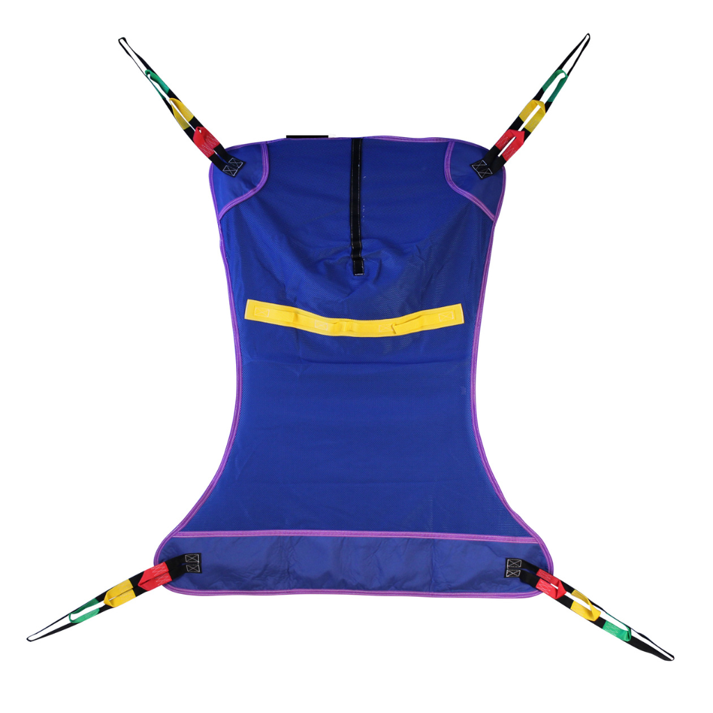 Full Body Mesh Sling for patient lift transfers – breathable polyester sling for bathing and hygiene