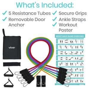 Vive Health Tube Resistance Bands - Image 5