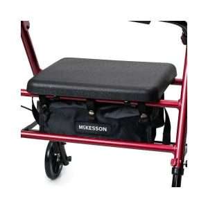 McKesson 4 Wheel Rollator Adjustable Height Aluminum Frame - Image 2