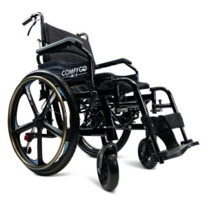 ComfyGo X-1 Manual Lightweight Wheelchair – Quick-Release Wheels, Travel-Friendly, Durable Frame - Image 2