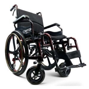 ComfyGo X-1 Manual Lightweight Wheelchair – Quick-Release Wheels, Travel-Friendly, Durable Frame - Image 3