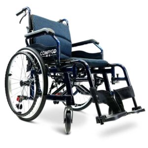 ComfyGo X-1 Manual Lightweight Wheelchair – Quick-Release Wheels, Travel-Friendly, Durable Frame - Image 4